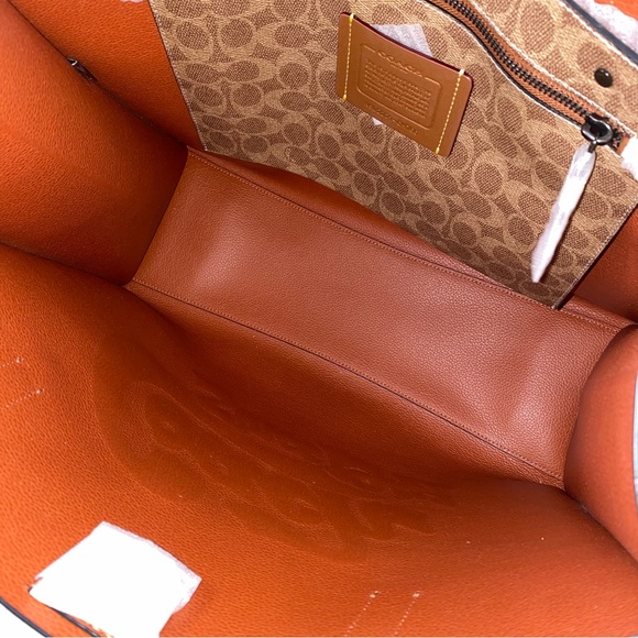 Coach leather XL Tote bag New - Picture 4 of 15